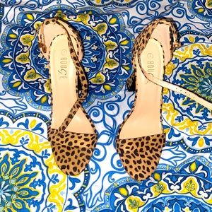 Womens Rouge Brand Leopard Heels